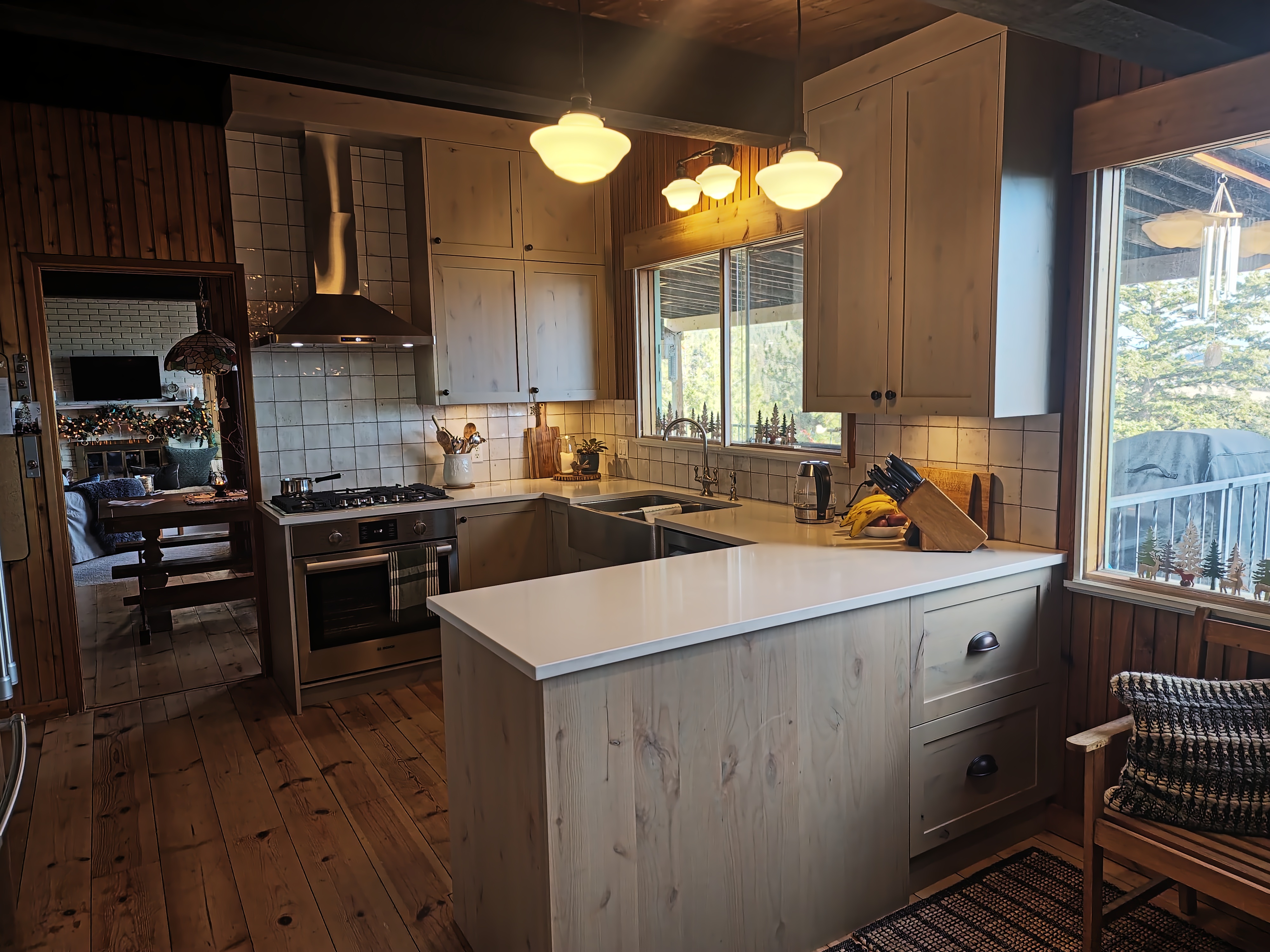 Knotty Alder Kitchen